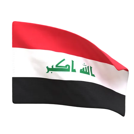 ıraq Country Wavy Flag Design Design, Irak, ıraq Flagge, ıraq