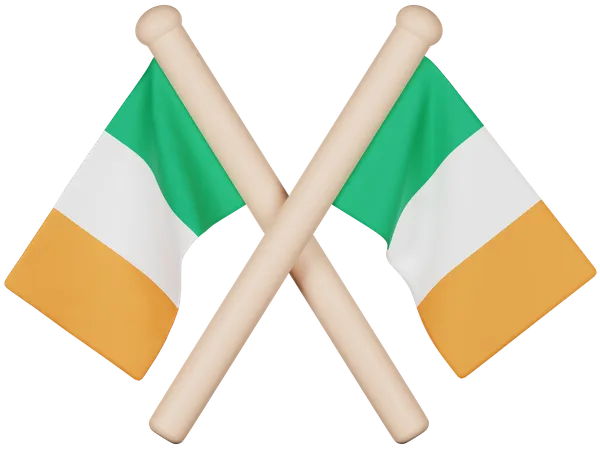 Ireland Flag 3D Icon