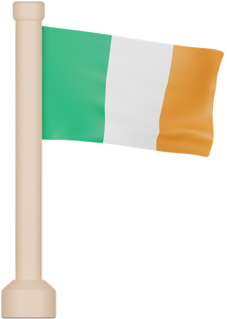 Ireland Flag 3D Icon