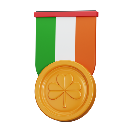 Ireland Medal  3D Icon