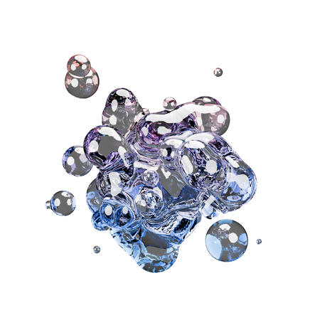 Iridescent Core  3D Icon