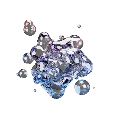 Iridescent Core  3D Icon