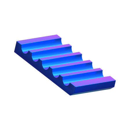 Iridescent Shape 3D Icon