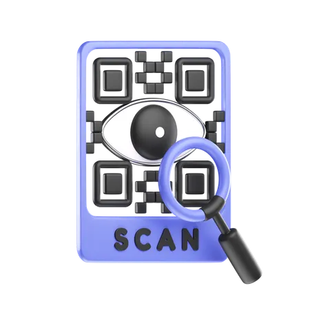 Iris Scan  3D Icon