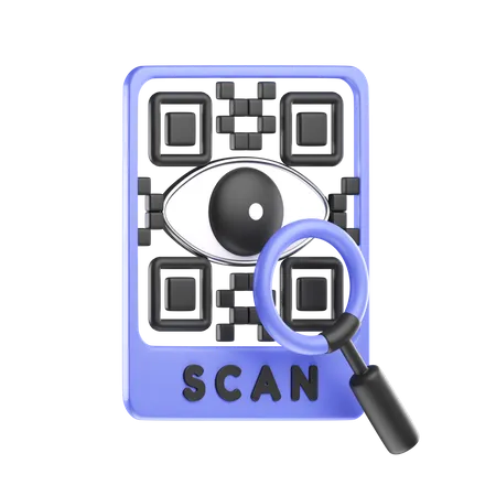Iris-Scan  3D Icon