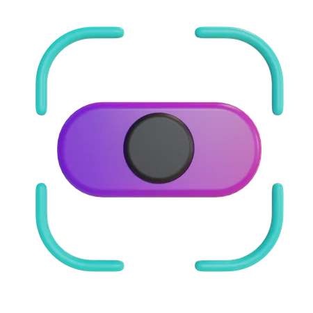 Iris Scanner  3D Illustration