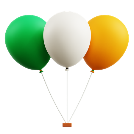 Irische Luftballons  3D Icon