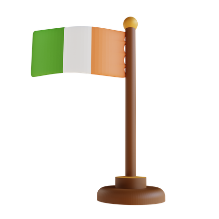 Irische Flagge  3D Icon