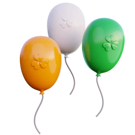 Irish Balloon  3D Icon