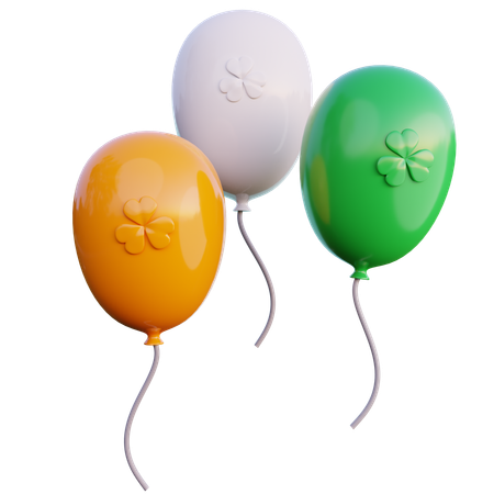 Irish Balloon  3D Icon