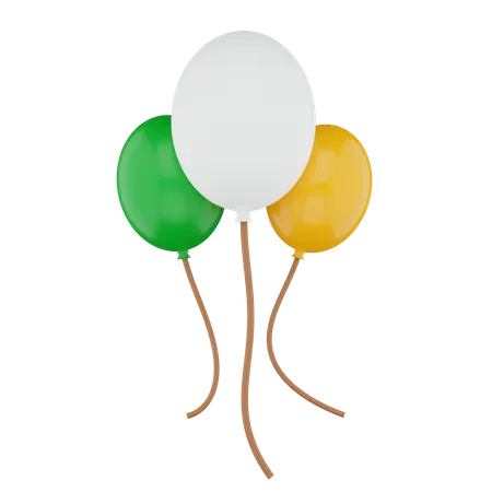 Irish Balloons  3D Icon