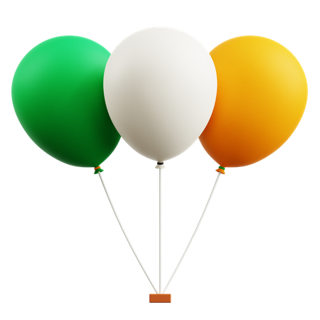 Irish Balloons  3D Icon