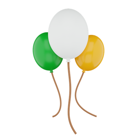 Irish Balloons  3D Icon