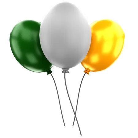 Irish Balloons  3D Icon