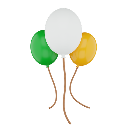 Irish Balloons  3D Icon