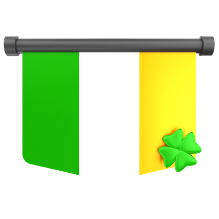 Irish Banner  3D Icon
