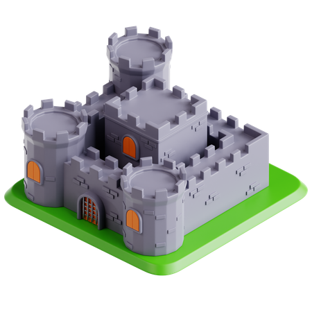 아일랜드 성  3D Icon