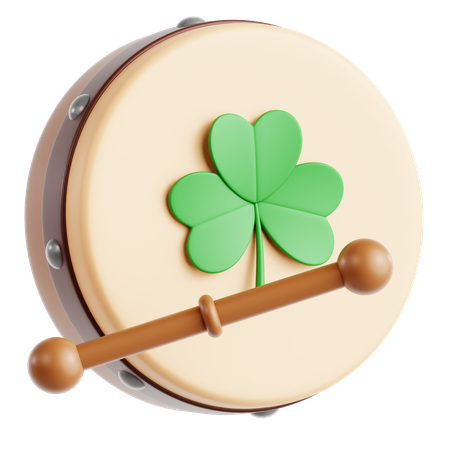 Irish Drum  3D Icon