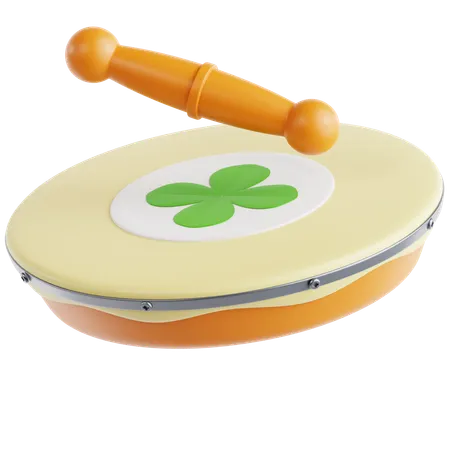 Irish Drum  3D Icon