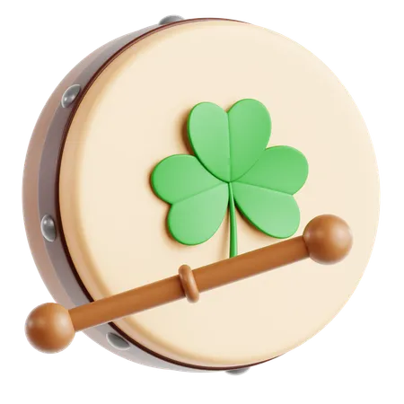 Irish Drum  3D Icon