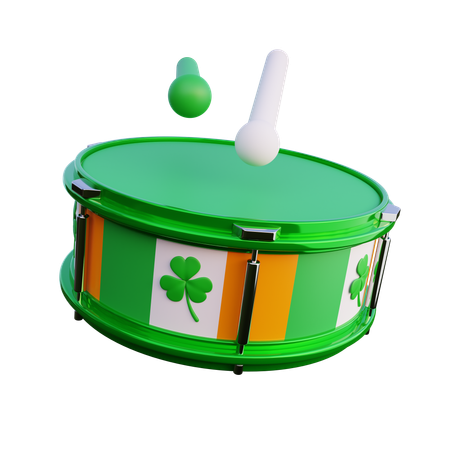 Irish Drums  3D Icon