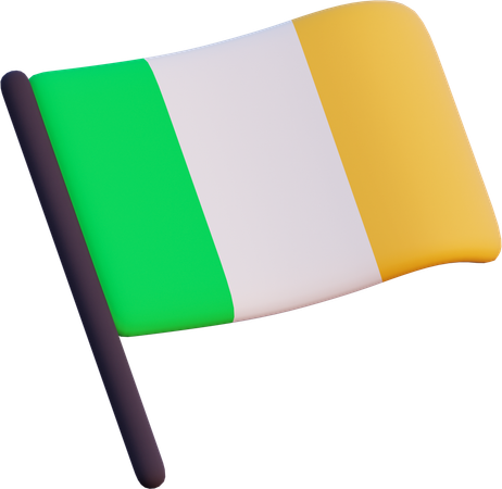Irish Flag  3D Icon