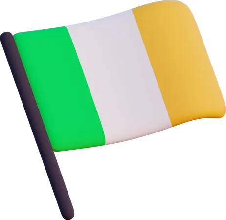 Irish Flag  3D Icon