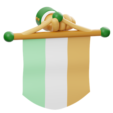 Irish Flag  3D Icon