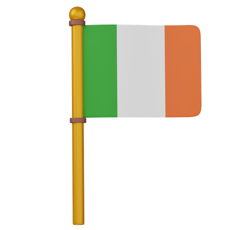 Irish flag  3D Icon