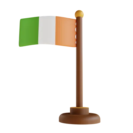 Irish Flag 3D Icon