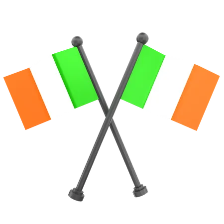 Irish Flag  3D Icon