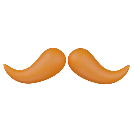 Irish Mustache  3D Icon