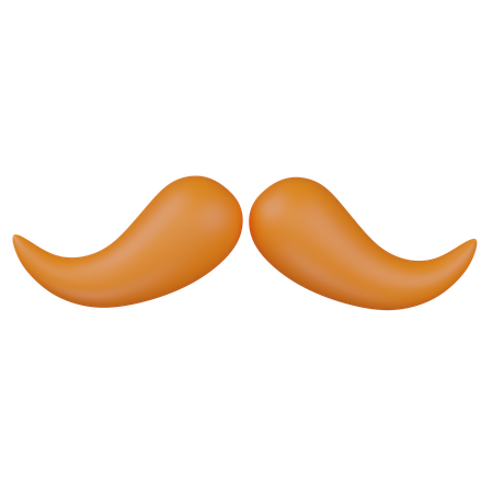 Irish Mustache  3D Icon