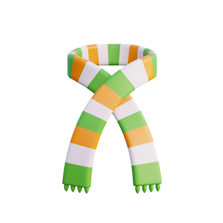 Irish Scarf  3D Icon