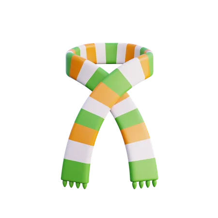 Irish Scarf  3D Icon