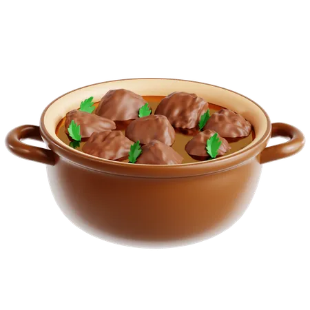 Irish Stew  3D Icon