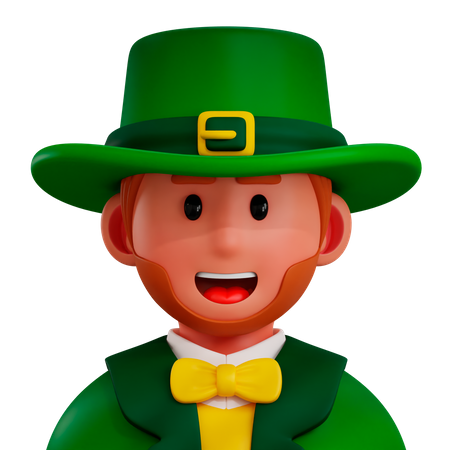 Irlandês  3D Icon