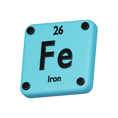 Iron  3D Icon