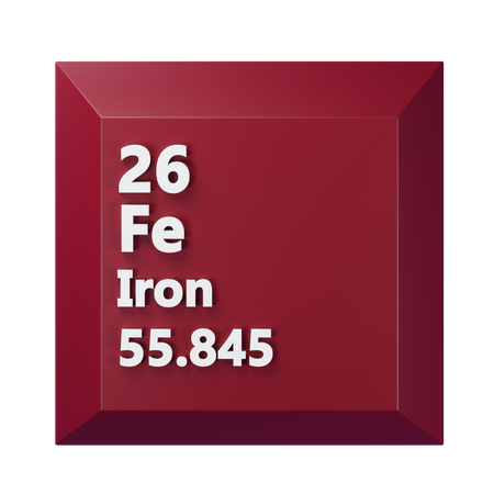 Iron  3D Icon