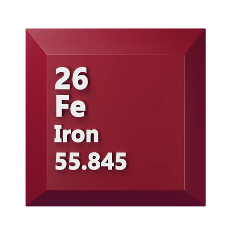 Iron  3D Icon