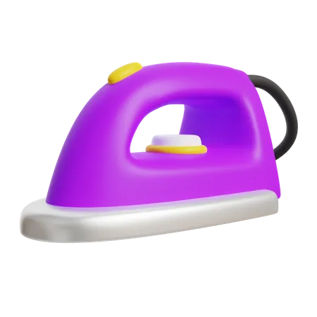 3 D Illustration Of Clothes Iron 3D Icon