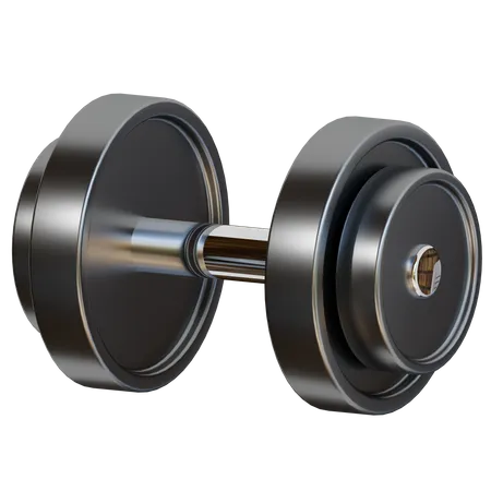 Iron Barbell  3D Icon