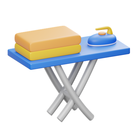 Ironing  3D Illustration