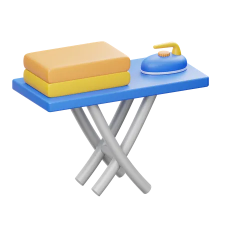 Ironing  3D Illustration