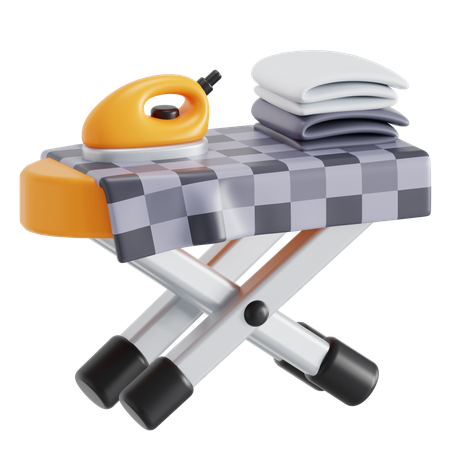 Ironing clothes  3D Icon