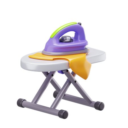 Ironing Table  3D Icon