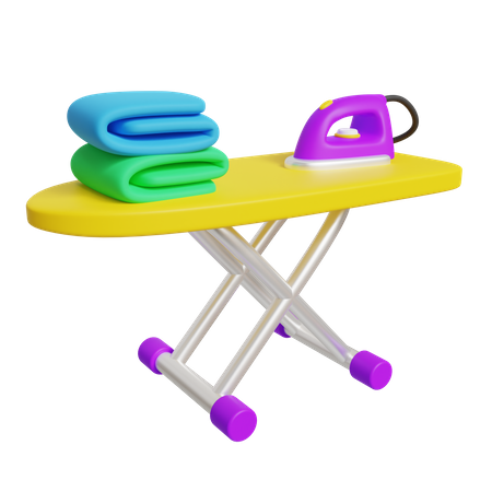 Ironing Table  3D Icon