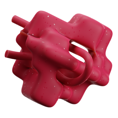 Résumé irrégulier  3D Icon