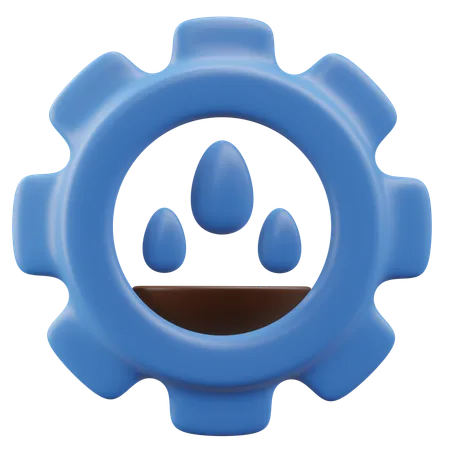 Irrigação  3D Icon