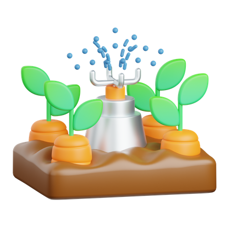 Irrigation  3D Icon